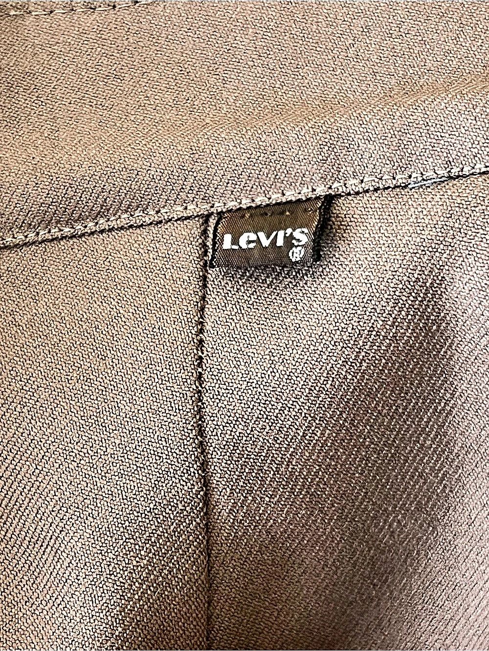 Levi's Women's Wide Leg Pants in Brown - Picture 3 of 3